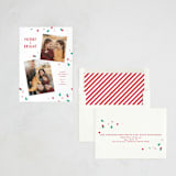 "Merry Confetti" - Letterpress Holiday Cards in Gumdrop by Kacey Kendrick Wagner - Assembled