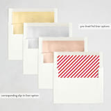 "Merry Confetti" - Letterpress Holiday Cards in Gumdrop by Kacey Kendrick Wagner - Envelope Liner Options