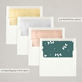 "Sugar Cookie" - Letterpress Holiday Cards in Cloud by letterfix - Envelope Liner Options