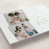 "Very Merry" - Letterpress Holiday Cards in Pine by Kelly Schmidt - Detail