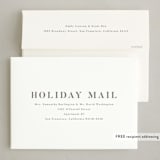 "Count Down" - Letterpress Holiday Cards in Tinsel by Angela Garrick - FREE Recipient Addressing