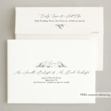 "Leafy Corners" - Letterpress Holiday Cards in Grass by Alethea and Ruth - FREE Recipient Addressing