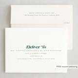 "Merry Collage" - Letterpress Holiday Cards in Pine by Robert and Stella - FREE Recipient Addressing