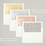 "Provincial Wreath" - Letterpress Holiday Cards in Smoke by Corinne Malesic - Envelope Liner Options