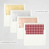 "Holly Berry Wreath" - Letterpress Holiday Cards in Holly Berry by Wildfield Paper Co - Envelope Liner Options