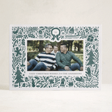 "cozy christmas" - Letterpress Holiday Cards in Fern by Kristen Knechtel - Front