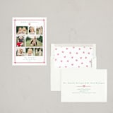 "Christmas Gifts" - Letterpress Holiday Cards in Red Ribbon by Alston Foster - Assembled