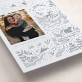 "Woodland Christmas" - Letterpress Holiday Cards in Winter by Vivian Yiwing - Detail