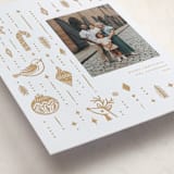 "Christmas Ornaments" - Letterpress Holiday Cards in Sand by Vivian Yiwing - Detail