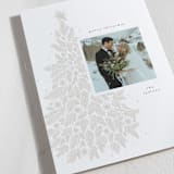 "Whimsical Tree" - Letterpress Holiday Cards in Mist by Randi Cirelli - Detail