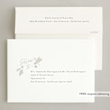 "Whimsical Tree" - Letterpress Holiday Cards in Mist by Randi Cirelli - FREE Recipient Addressing