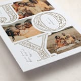 "Etched joy" - Letterpress Holiday Cards in Glow by Leia Matt - Detail