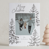 "Alpine" - Letterpress Holiday Cards in Alpine by Rebecca Durflinger - Front