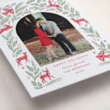 "Winter Woodland" - Letterpress Holiday Cards in Holly by Elly - Detail