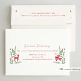 "Winter Woodland" - Letterpress Holiday Cards in Holly by Elly - FREE Recipient Addressing