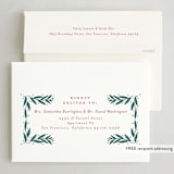 "Folk Frame" - Letterpress Holiday Cards in Pine by Petra Kern - FREE Recipient Addressing