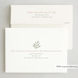 "Joyful foliage" - Letterpress Holiday Cards in Mint by Beth Schneider - FREE Recipient Addressing