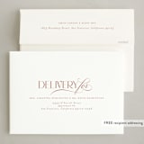 "In the Highest" - Letterpress Holiday Cards in Cinnamon by Heather Cairl - FREE Recipient Addressing