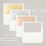 "Simply festive" - Letterpress Holiday Cards in Festive by Stacey Meacham - Envelope Liner Options