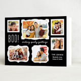 "Haunted Gallery Wall" - Halloween Cards in Midnight by Jill Means - Folded Card