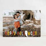 "Halloween Ghost" - Halloween Cards in Candy Corn by Shirley Lin Schneider - Front