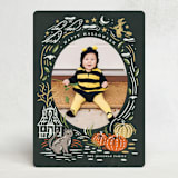 "Spooky Frame" - Halloween Cards in Chalkboard by Morgan Ramberg - Front