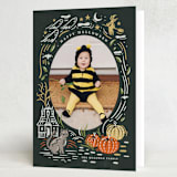 "Spooky Frame" - Halloween Cards in Chalkboard by Morgan Ramberg - Folded Card