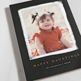 "happy hauntings" - Halloween Cards in Noir by Angela Garrick - Detail
