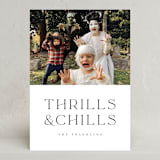"Thrills and chills" - Halloween Cards in Ghost by Angela Garrick - Front