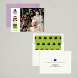 "Halloween Monsters" - Halloween Cards in Lavender by Becky Nimoy - Assembled