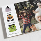 "Halloween Monsters" - Halloween Cards in Lavender by Becky Nimoy - Detail