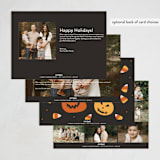 "Vintage Halloween" - Halloween Cards in Pumpkin Pie by Creo Study - Back of Card Options