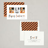"Halloween Trio" - Halloween Cards in Jack O' Lantern by Hooray Creative - Assembled
