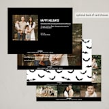 "Trick-or-Treat" - Halloween Cards in Onyx by Hooray Creative - Back of Card Options