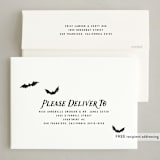"Trick-or-Treat" - Halloween Cards in Onyx by Hooray Creative - FREE Recipient Addressing