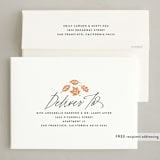 "Spooky Script" - Halloween Cards in Ghostly white by Hooray Creative - FREE Recipient Addressing