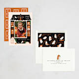 "Ghost House" - Halloween Cards in Pumpkin by Grae - Assembled