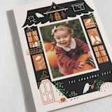 "Ghost House" - Halloween Cards in Pumpkin by Grae - Detail
