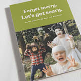 "Get scary" - Halloween Cards in Slime by Lea Delaveris - Detail