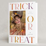 "Bold Trick or Treat" - Halloween Cards in Candy Bucket by Jackie Crawford - Folded Card
