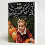"Web" - Halloween Cards in Night by Morgan Kendall - Folded Card