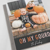 "Oh My Gourd" - Halloween Cards in Pumpkin by Dawn Pope - Detail