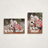 "Vintage Halloween" - Halloween Cards in Pumpkin Pie by Creo Study - Photo Orientation Options