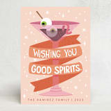 "Wishing you good spirits | Halloween" - Halloween Cards in Peach by Jenny Alvarado - Front