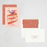 "Wishing you good spirits | Halloween" - Halloween Cards in Peach by Jenny Alvarado - Assembled