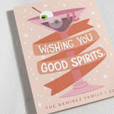 "Wishing you good spirits | Halloween" - Halloween Cards in Peach by Jenny Alvarado - Detail