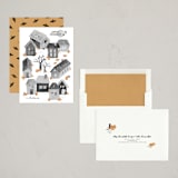 "Pumpkin Village" - Halloween Cards in Soot by Dani Lugato - Assembled