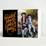 "Smiling Faces" - Halloween Cards in Midnight by Amy Payne - Folded Card