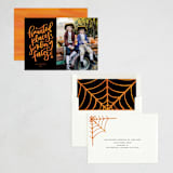 "Smiling Faces" - Halloween Cards in Midnight by Amy Payne - Assembled