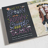 "Spooky Kooky Creepy Scary" - Halloween Cards in Ghoulish by Ashley DeMeyere - Detail